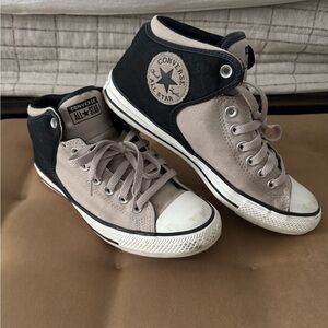 Converse High-Top Sneakers - Black and Tan